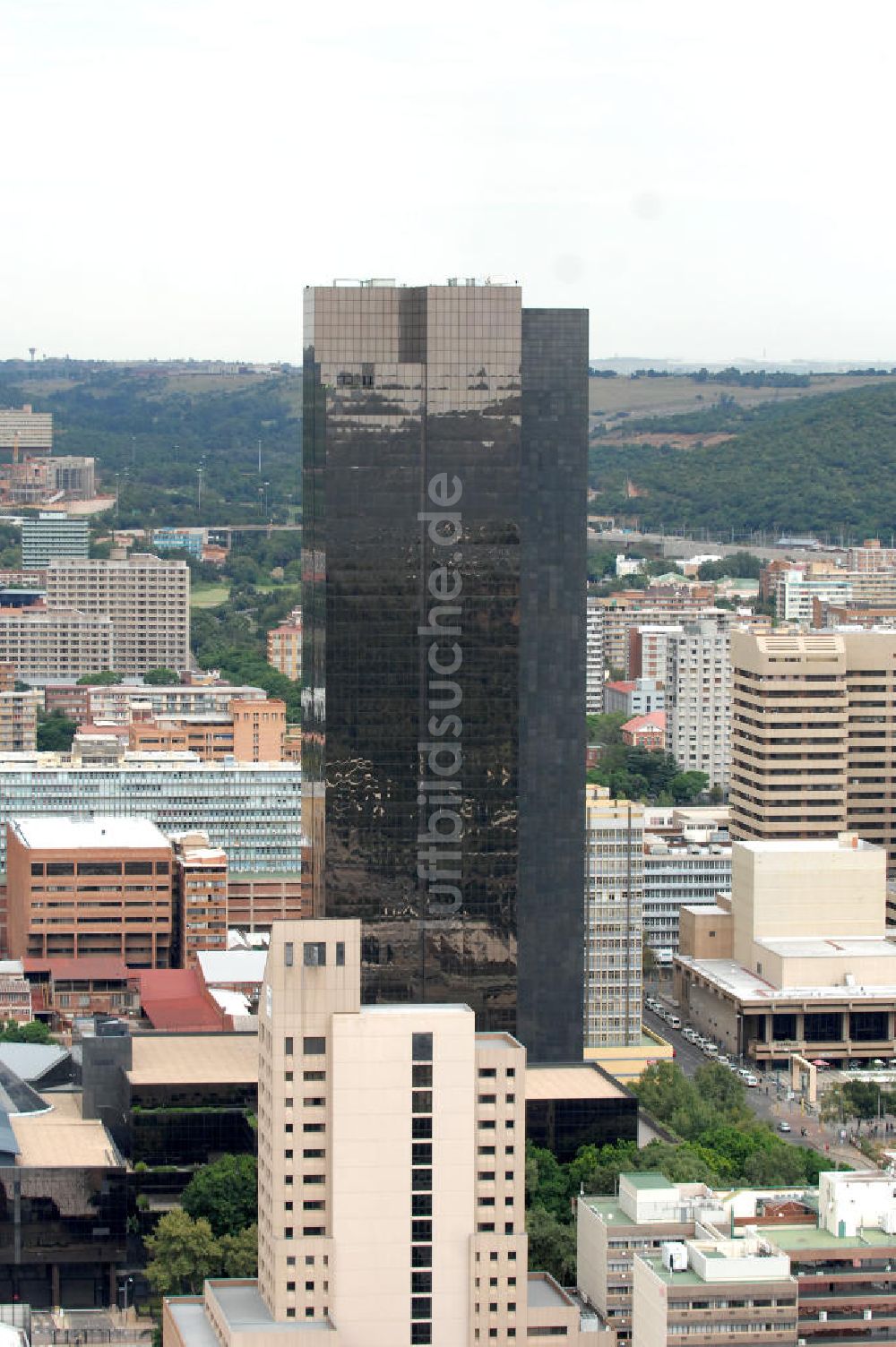 Pretoria von oben - Reserve Bank Pretoria