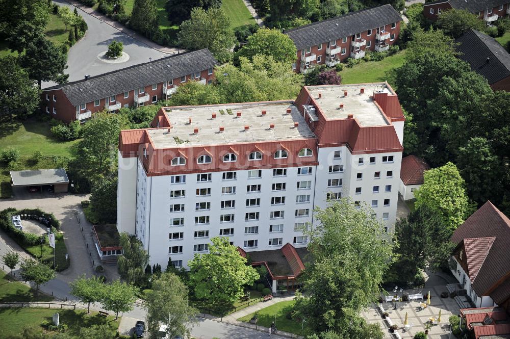 Eutin von oben - Residenz Wilhelmshöhe bei Eutin