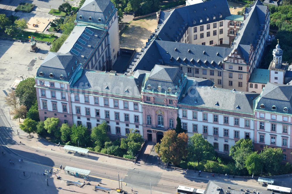 Luftaufnahme Darmstadt - Residenzschloss Darmstadt / Stadtschloss in Darmstadt