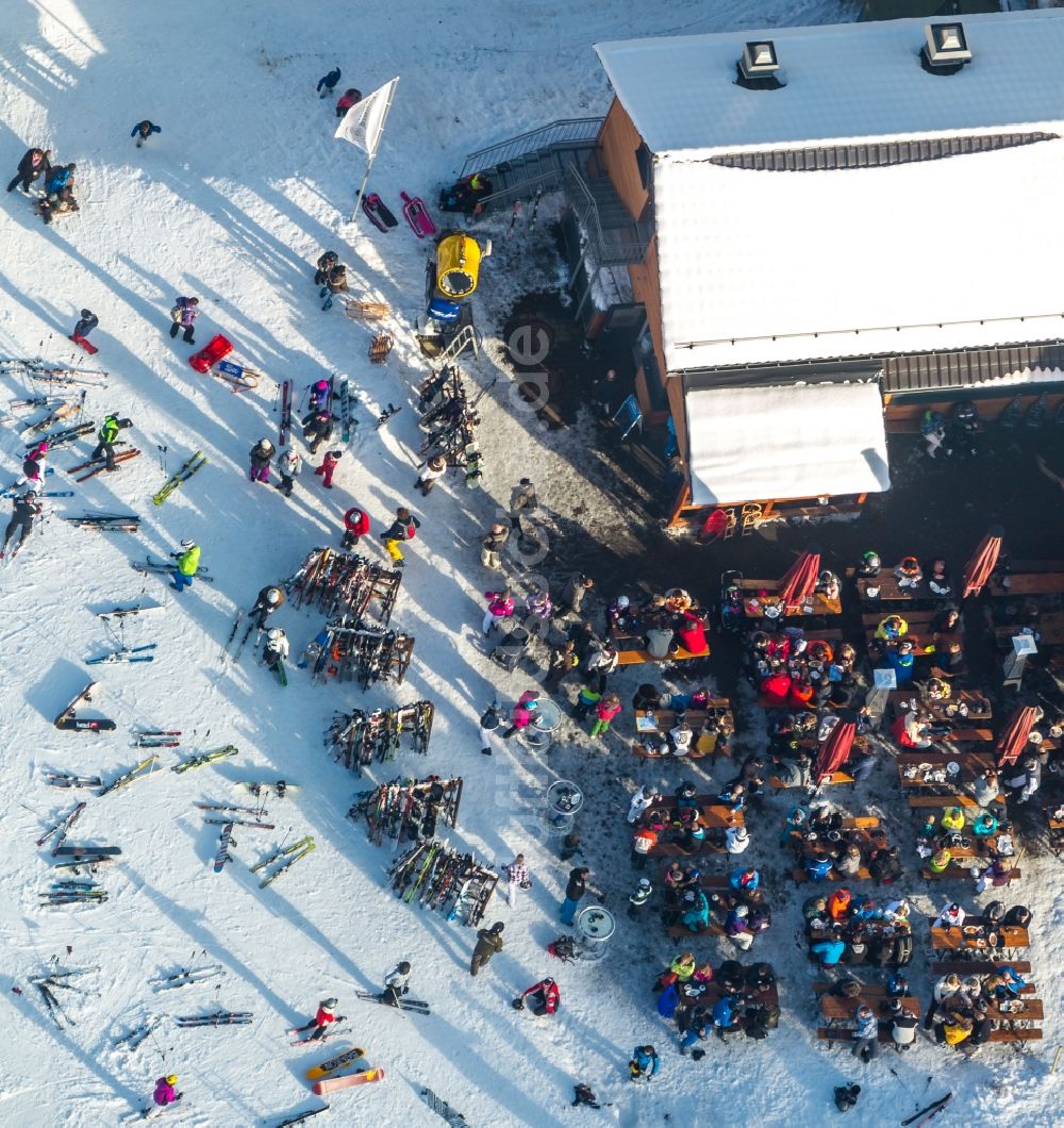 Luftaufnahme Winterberg - Restaurant Quick´s Skihütte bei Winterberg im Bundesland Nordrhein-Westfalen