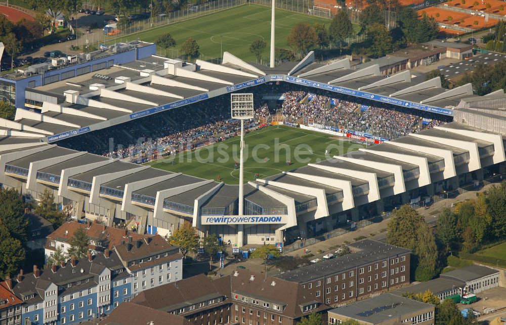 Luftbild Bochum - Rewirpowerstadion in Bochum