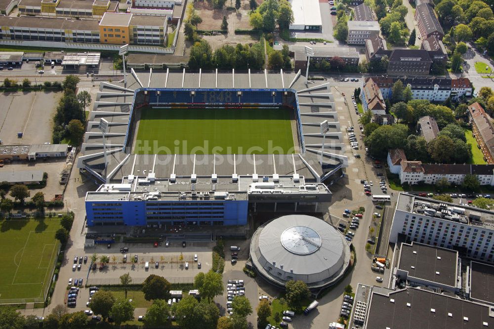 Bochum von oben - Rewirpowerstadion in Bochum, Nordrhein-Westfalen