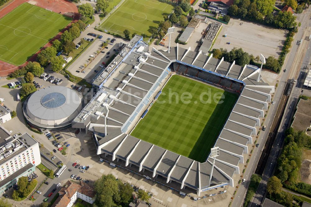 Bochum aus der Vogelperspektive: Rewirpowerstadion in Bochum, Nordrhein-Westfalen