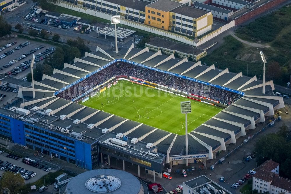 Bochum von oben - rewirpowerSTADION in Bochum im Bundesland Nordrhein-Westfalen