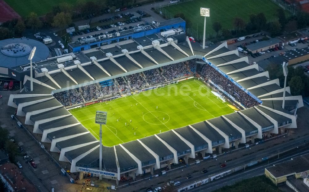 Bochum aus der Vogelperspektive: rewirpowerSTADION in Bochum im Bundesland Nordrhein-Westfalen