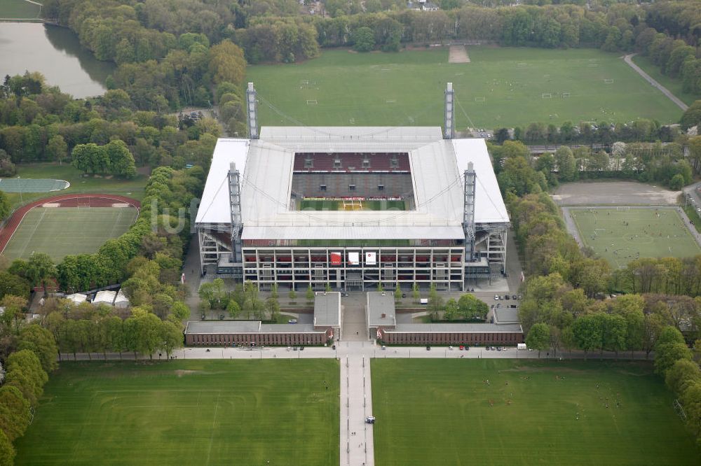 Luftaufnahme Köln - Rhein Energie Stadion Köln