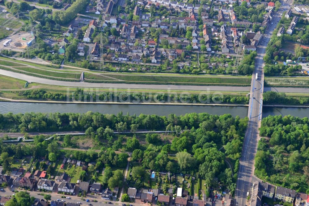 Luftbild Essen - Rhein-Herne-Kanal in Essen im Bundesland Nordrhein-Westfalen