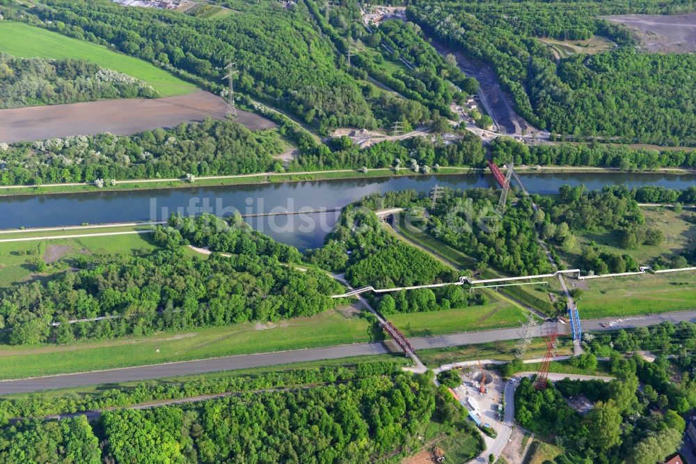 Luftaufnahme Essen - Rhein-Herne-Kanal in Essen im Bundesland Nordrhein-Westfalen