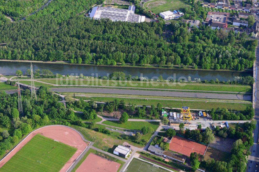 Luftbild Essen - Rhein-Herne-Kanal in Essen im Bundesland Nordrhein-Westfalen