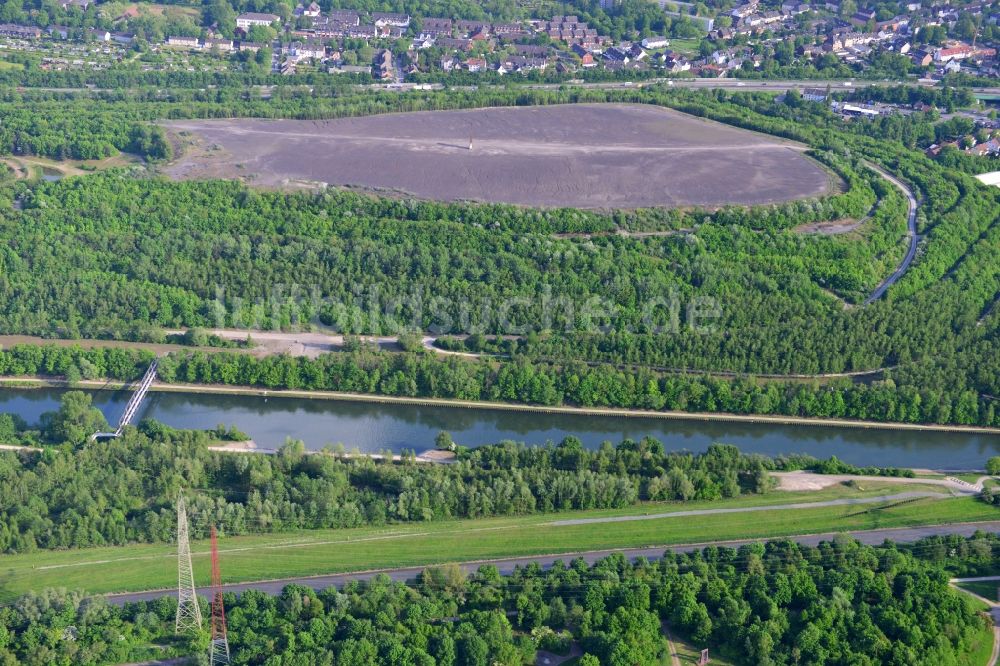 Luftaufnahme Essen - Rhein-Herne-Kanal in Essen im Bundesland Nordrhein-Westfalen