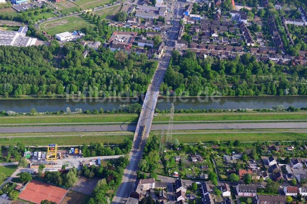 Luftbild Essen - Rhein-Herne-Kanal in Essen im Bundesland Nordrhein-Westfalen