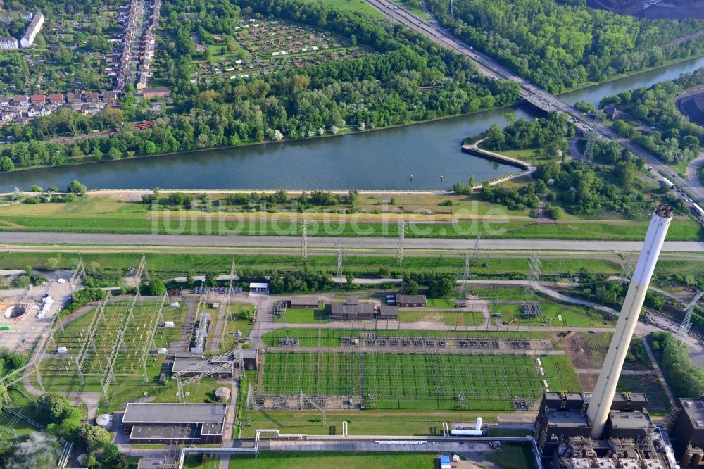 Essen aus der Vogelperspektive: Rhein-Herne-Kanal in Essen im Bundesland Nordrhein-Westfalen