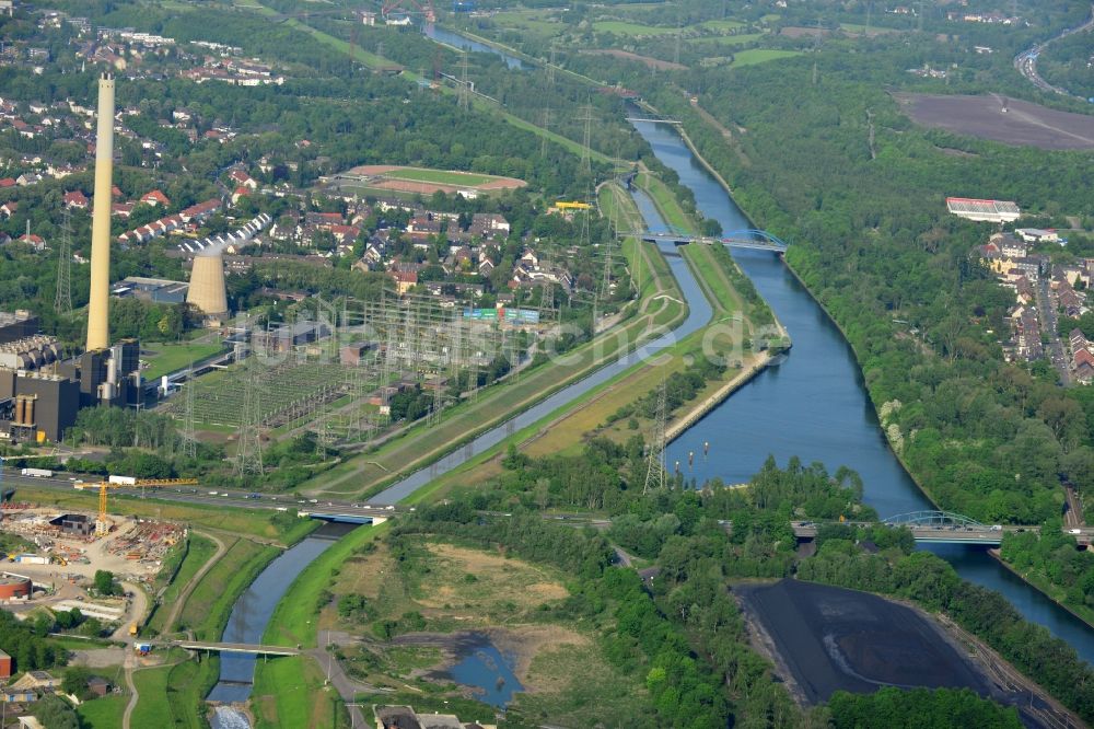 Luftbild Essen - Rhein-Herne-Kanal in Essen im Bundesland Nordrhein-Westfalen