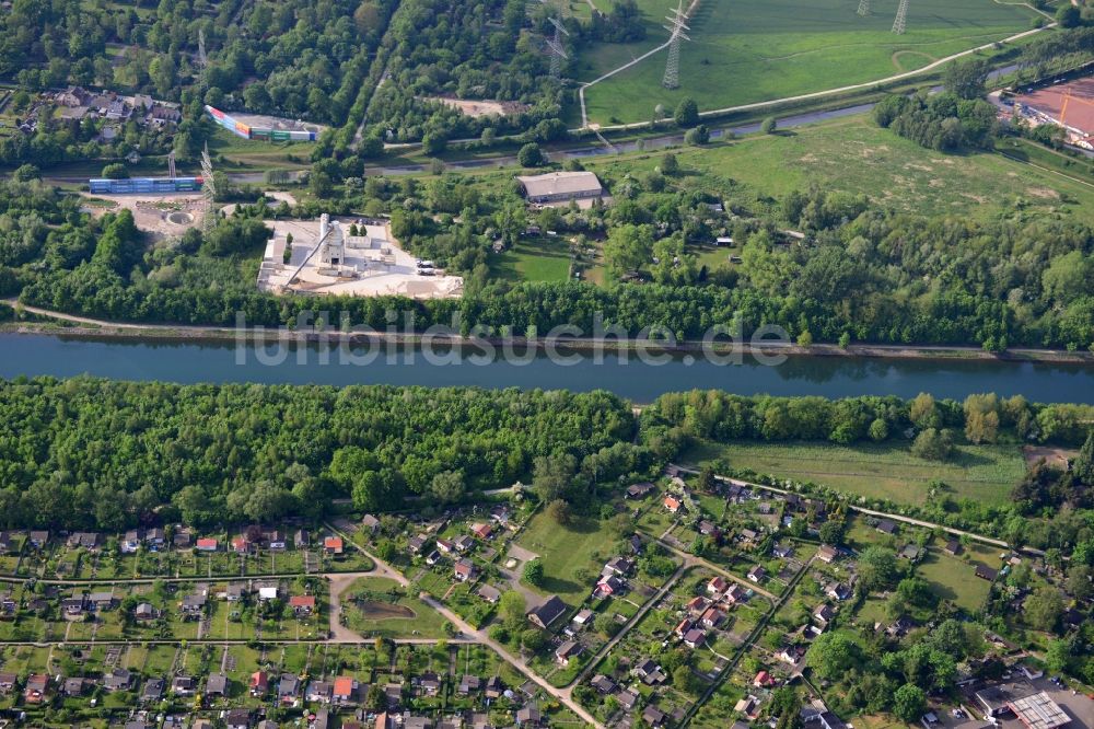 Luftbild Herne - Rhein-Herne-Kanal in Herne im Bundesland Nordrhein-Westfalen