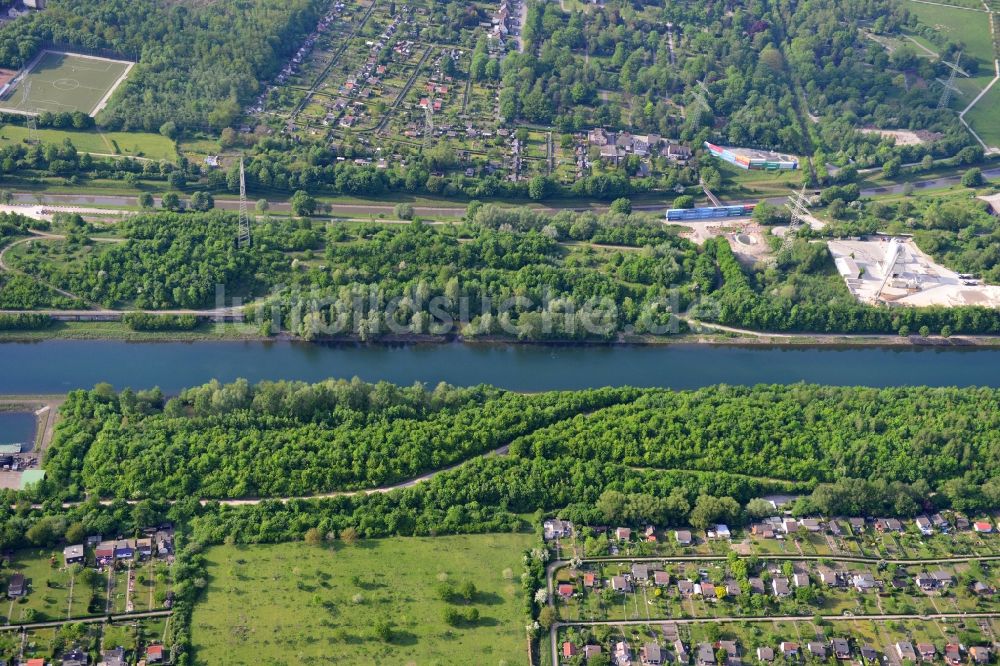 Luftaufnahme Herne - Rhein-Herne-Kanal in Herne im Bundesland Nordrhein-Westfalen