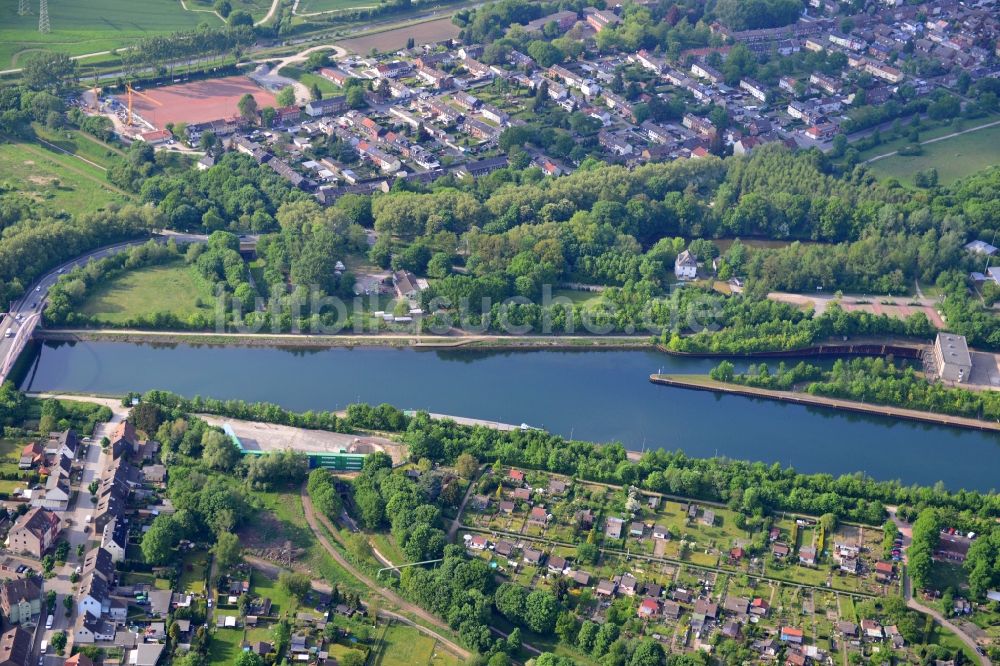 Luftbild Herne - Rhein-Herne-Kanal in Herne im Bundesland Nordrhein-Westfalen