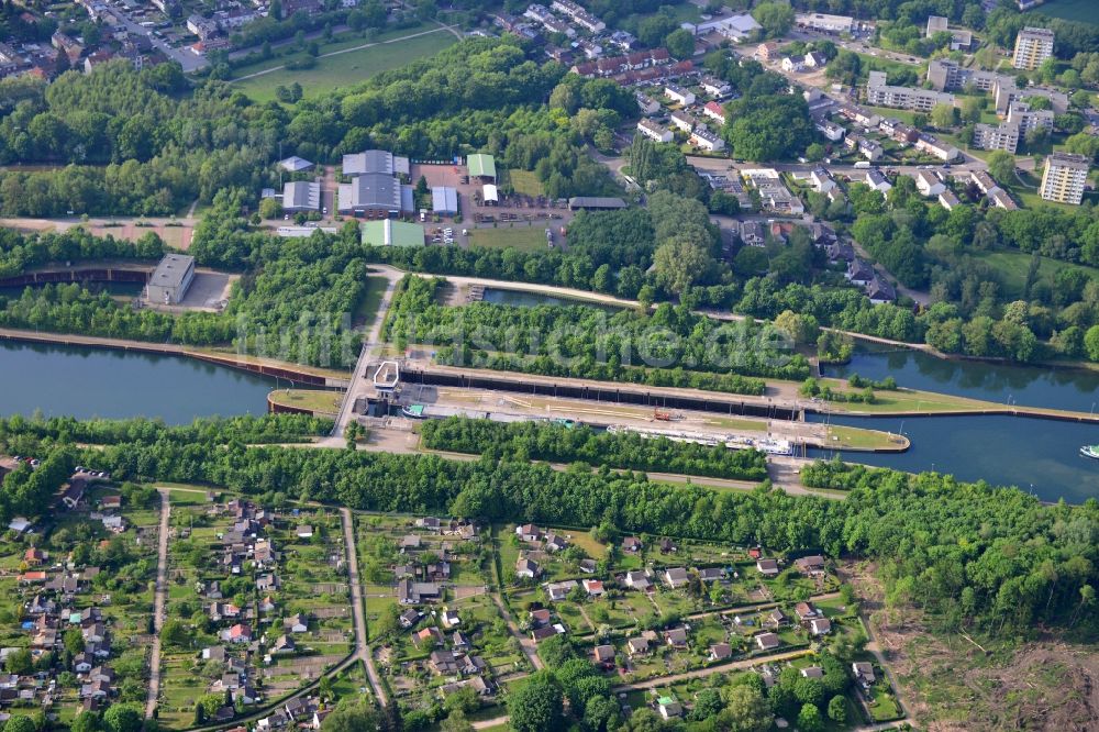 Luftaufnahme Herne - Rhein-Herne-Kanal in Herne im Bundesland Nordrhein-Westfalen