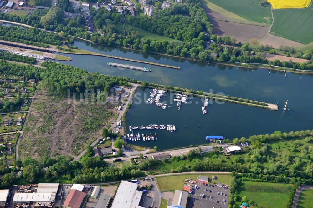 Luftaufnahme Herne - Rhein-Herne-Kanal in Herne im Bundesland Nordrhein-Westfalen