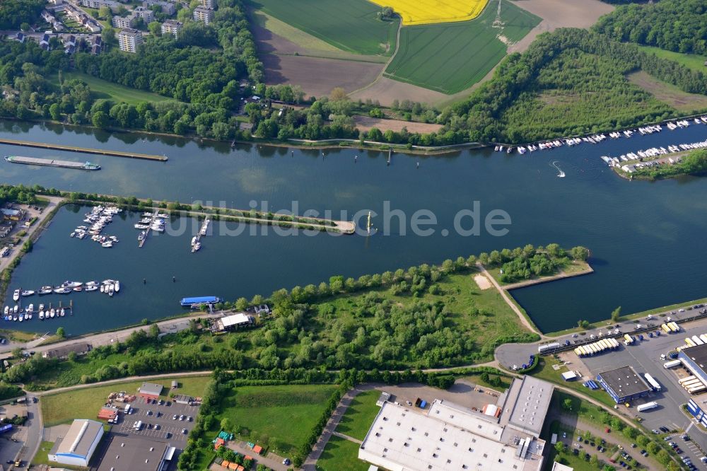 Luftaufnahme Herne - Rhein-Herne-Kanal in Herne im Bundesland Nordrhein-Westfalen