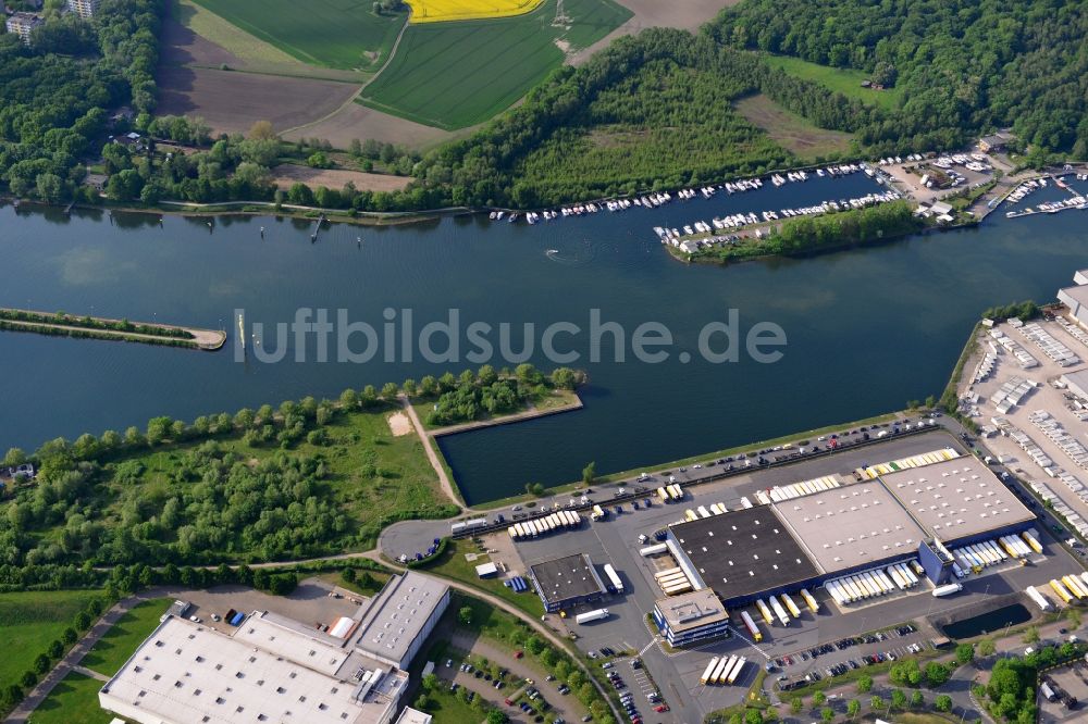 Herne von oben - Rhein-Herne-Kanal in Herne im Bundesland Nordrhein-Westfalen