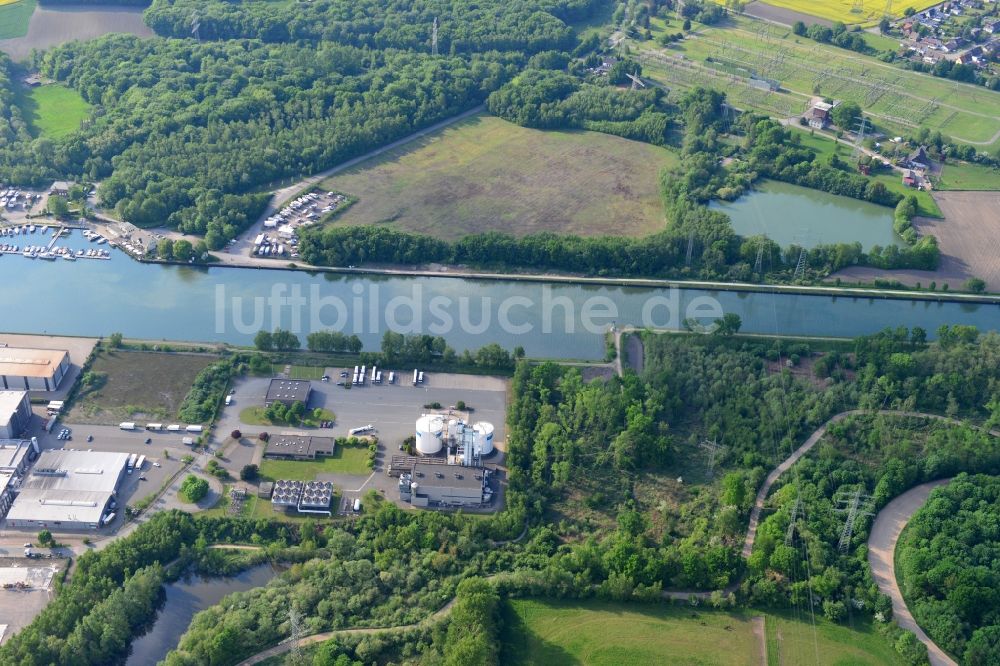 Luftaufnahme Herne - Rhein-Herne-Kanal in Herne im Bundesland Nordrhein-Westfalen