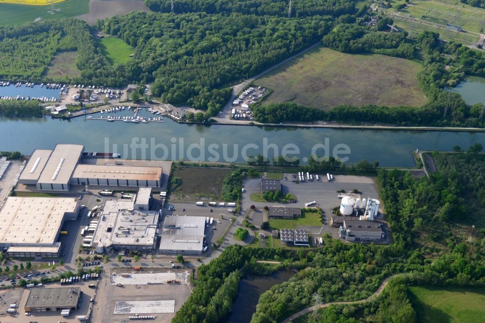 Luftbild Herne - Rhein-Herne-Kanal in Herne im Bundesland Nordrhein-Westfalen