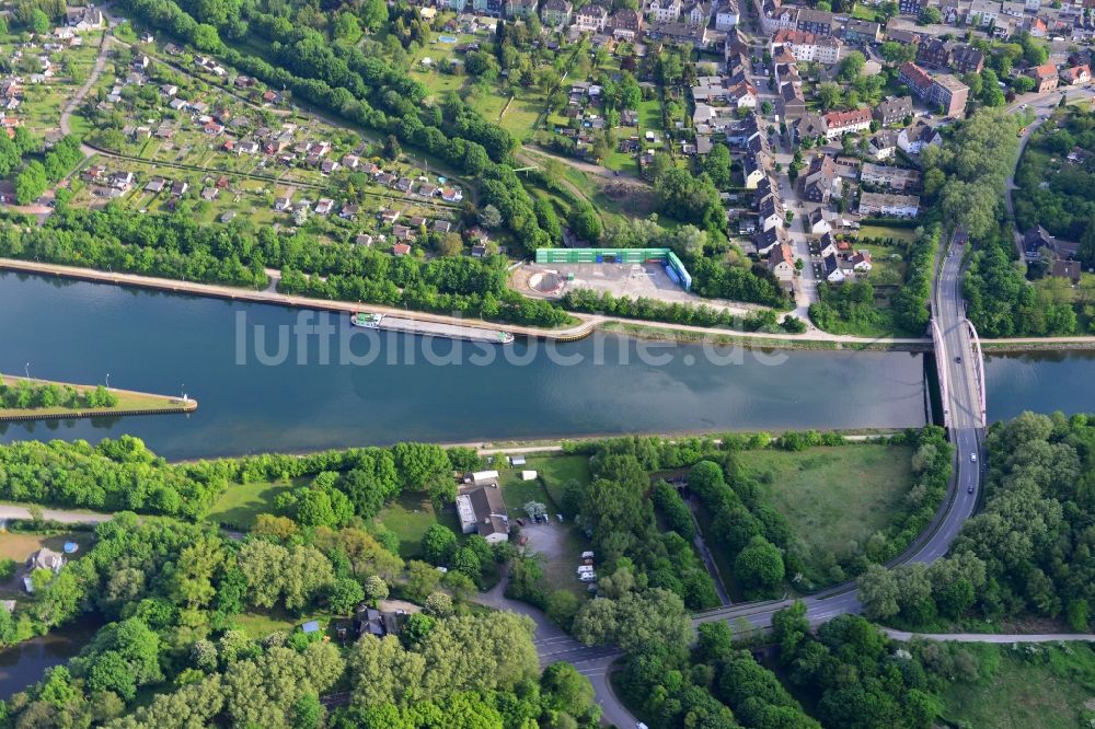 Luftaufnahme Herne - Rhein-Herne-Kanal in Herne im Bundesland Nordrhein-Westfalen