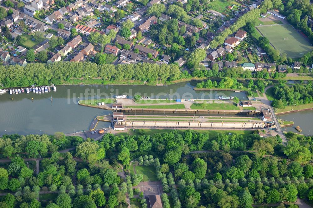 Luftaufnahme Oberhausen - Rhein-Herne-Kanal in Oberhausen im Bundesland Nordrhein-Westfalen