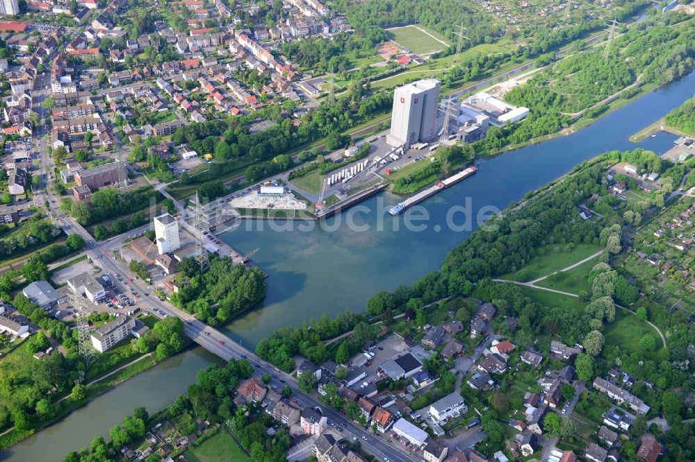 Luftbild Recklinghausen - Rhein-Herne-Kanal in Recklinghausen im Bundesland Nordrhein-Westfalen