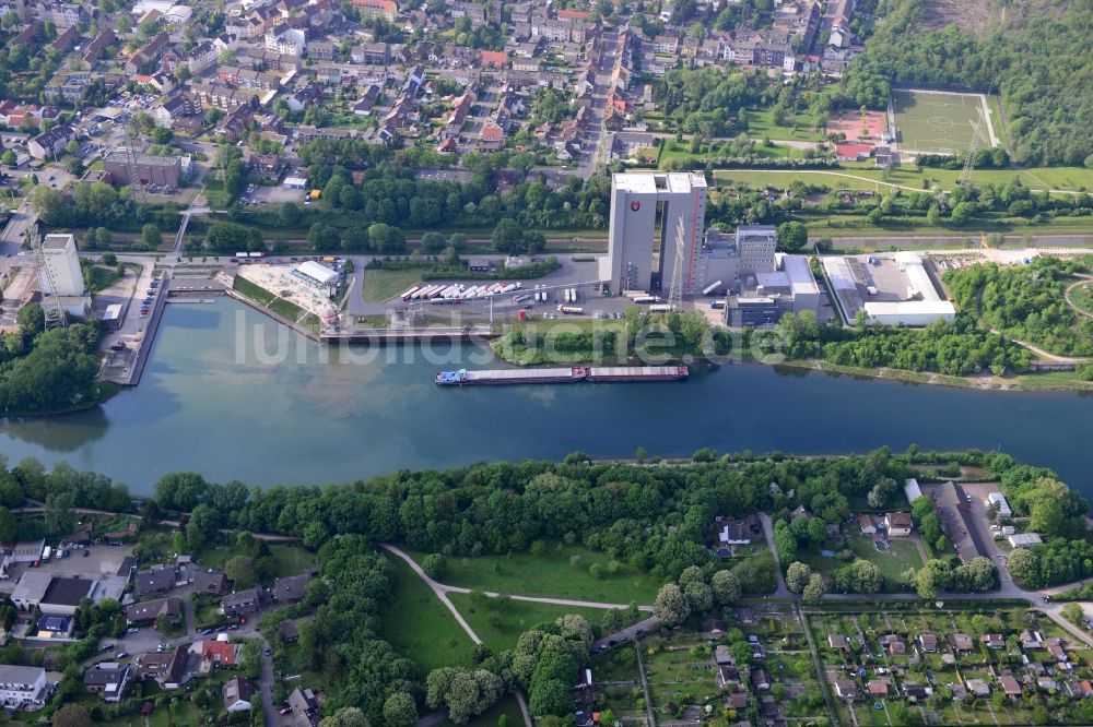 Luftaufnahme Recklinghausen - Rhein-Herne-Kanal in Recklinghausen im Bundesland Nordrhein-Westfalen