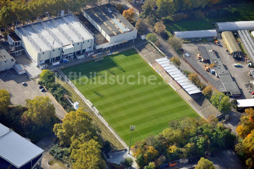 Mannheim aus der Vogelperspektive: Rhein-Neckar-Stadion Mannheim