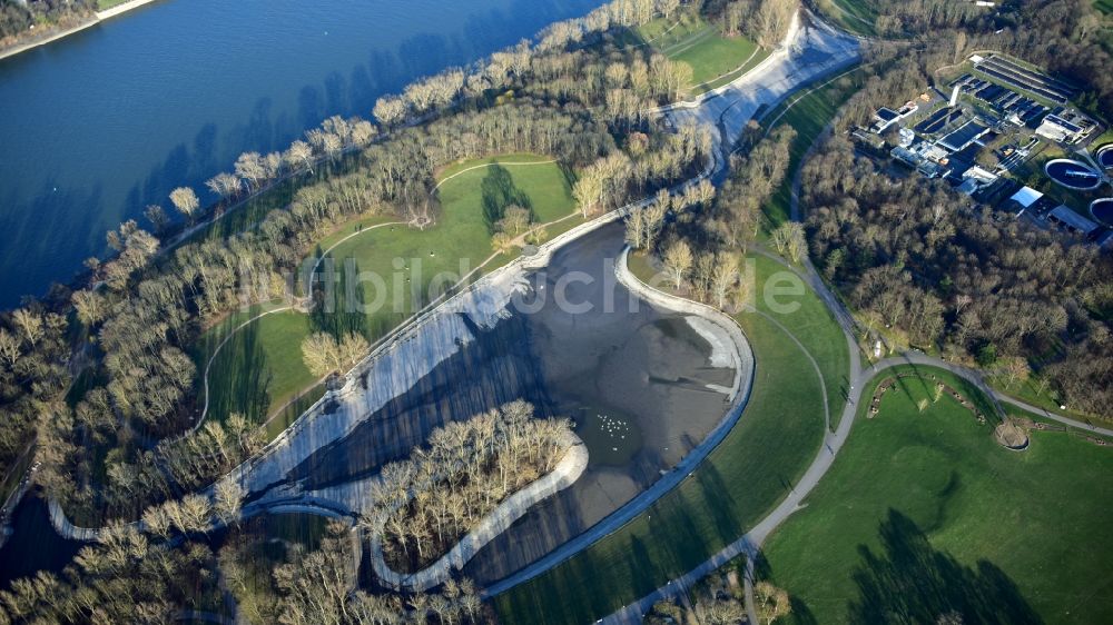 Luftaufnahme Bonn - Rheinaue in Bonn im Bundesland Nordrhein-Westfalen, Deutschland