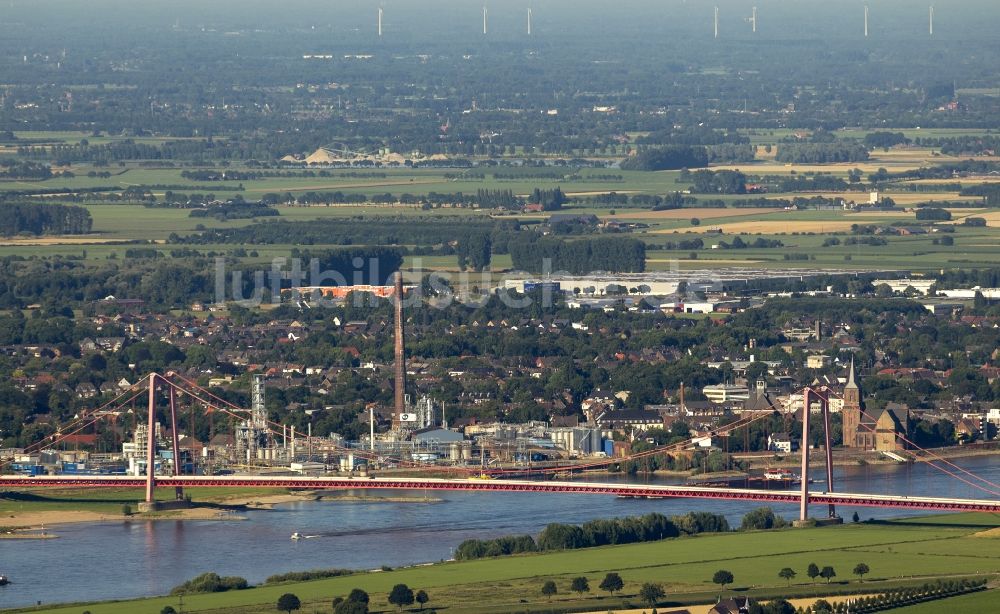 Luftaufnahme Emmerich - Rheinbrücke Emmerich in Nordrhein-Westfalen