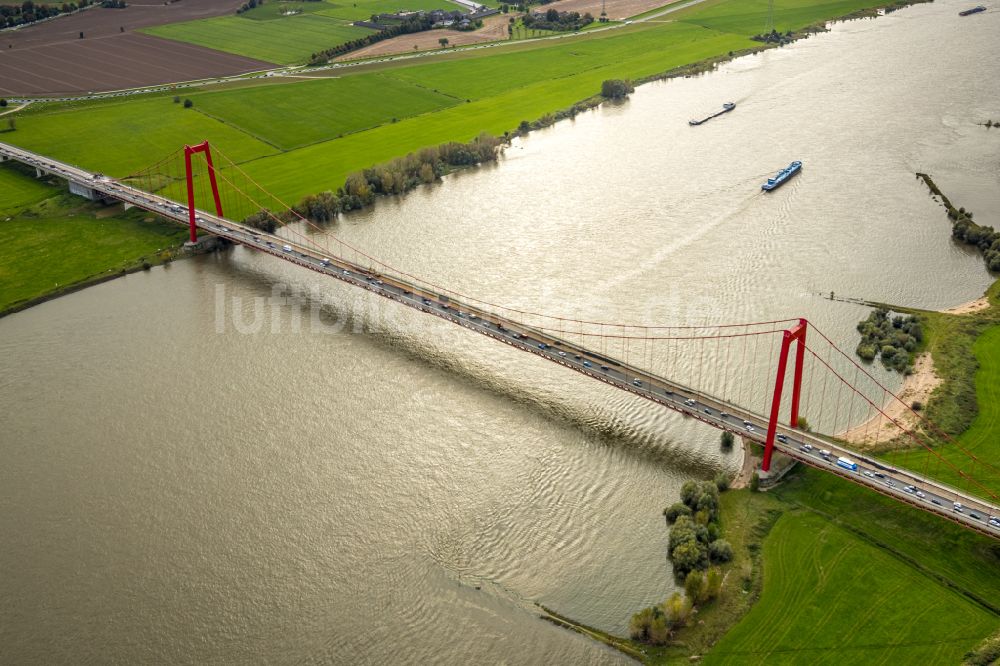 Luftaufnahme Emmerich - Rheinbrücke Emmerich in Nordrhein-Westfalen