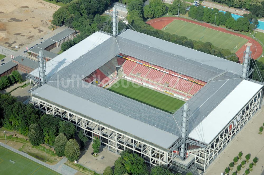 KÖLN von oben - RheinEnergieStadion in Köln