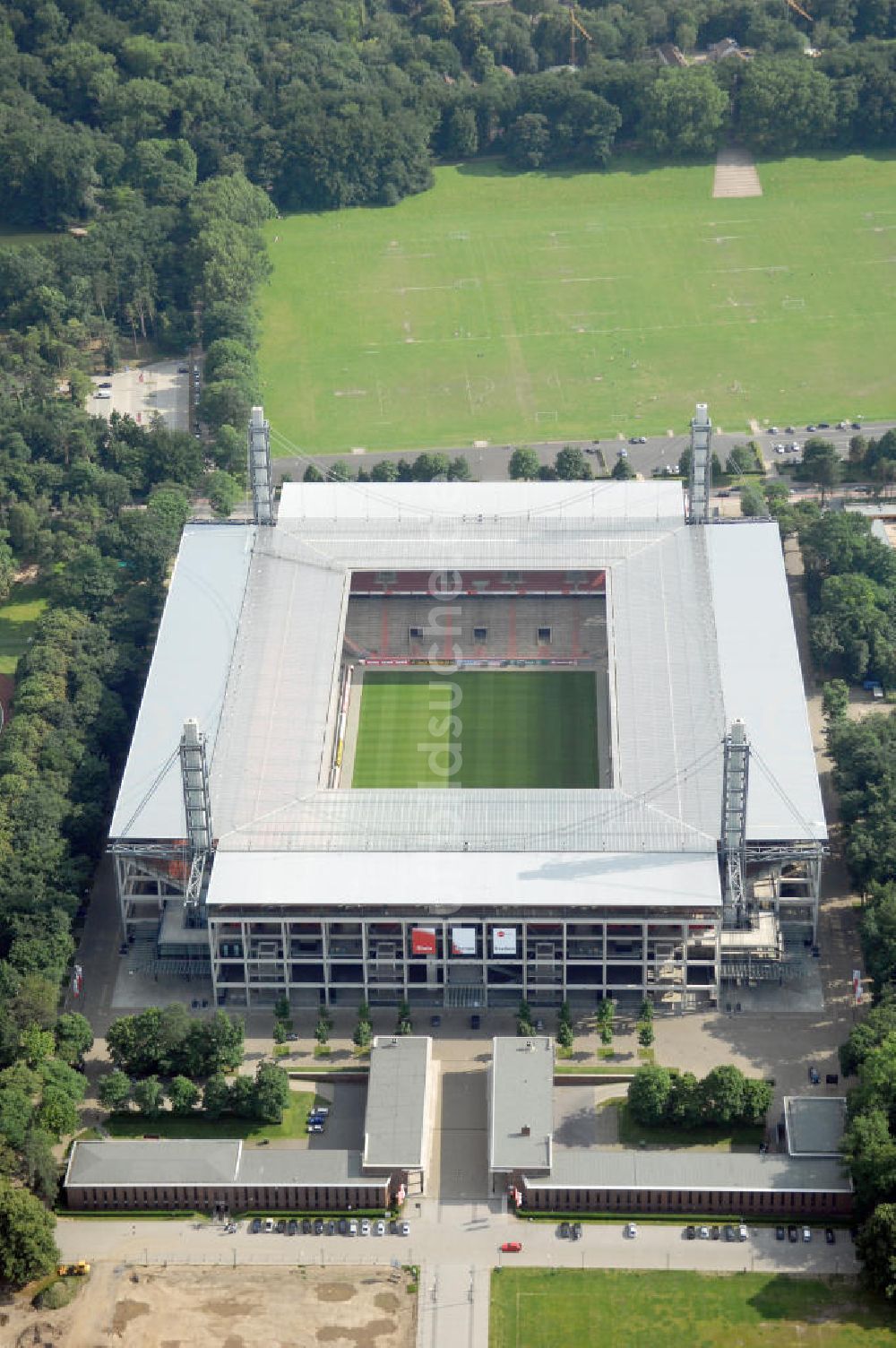 KÖLN von oben - RheinEnergieStadion in Köln