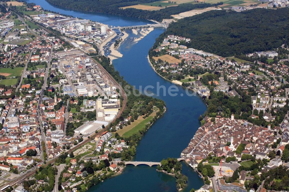 Rheinfelden (Baden) von oben - Rheinfelden (Baden) im Bundesland Baden-Württemberg