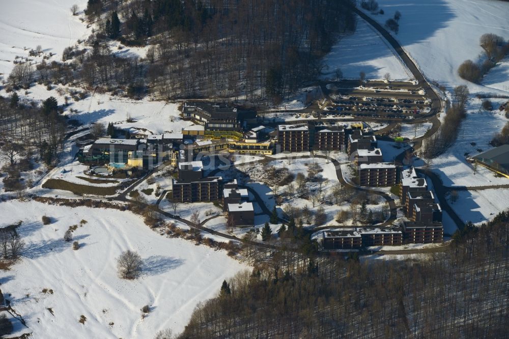 Luftaufnahme Hausen - Rhön Park Hotel auf der Rother Kuppe in Hausen im Bundesland Bayern