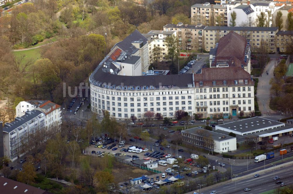 Luftbild Berlin - RIAS-Gebäude am Hans-Rosenthal-Platz in Berlin-Schöneberg