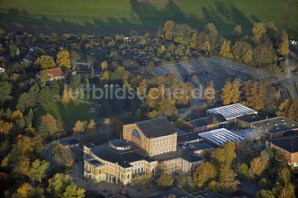 Bayreuth von oben - Richard-Wagner-Festspielhaus Bayreuth