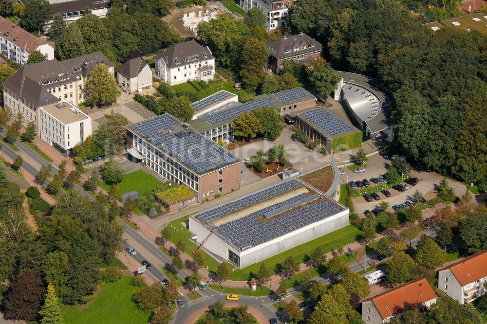 Gladbeck aus der Vogelperspektive: Riesener-Gymnasium in Gladbeck im Bundesland Nordrhein-Westfalen