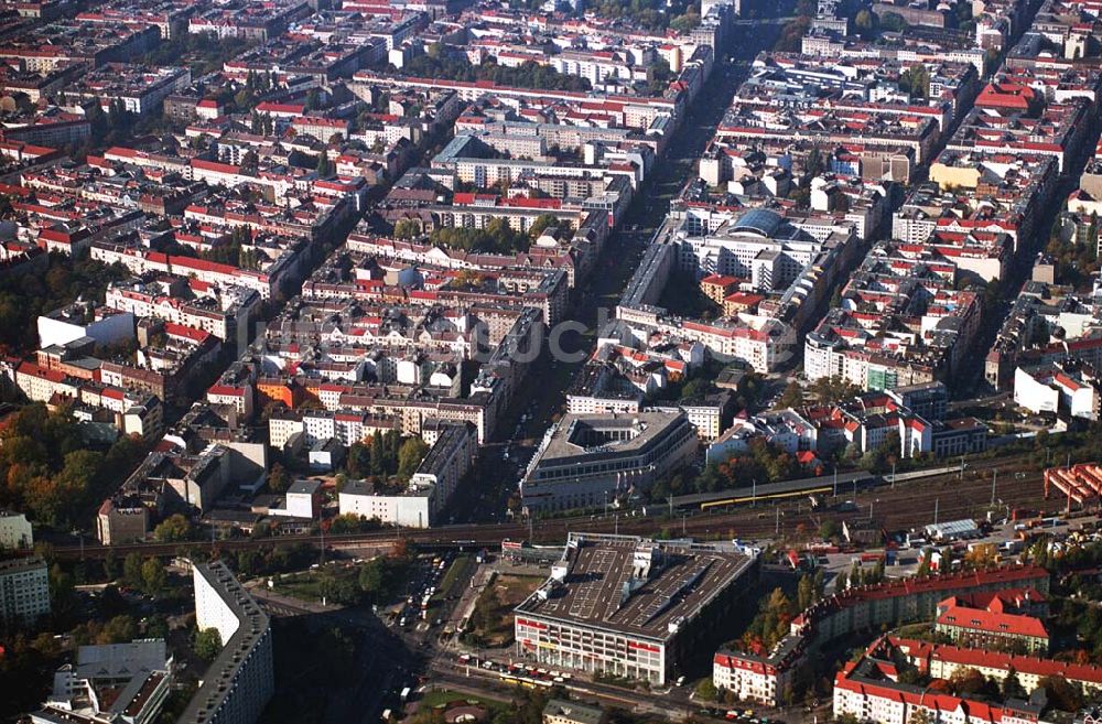 Berlin von oben - Ring Center Berlin/Friedrichshain