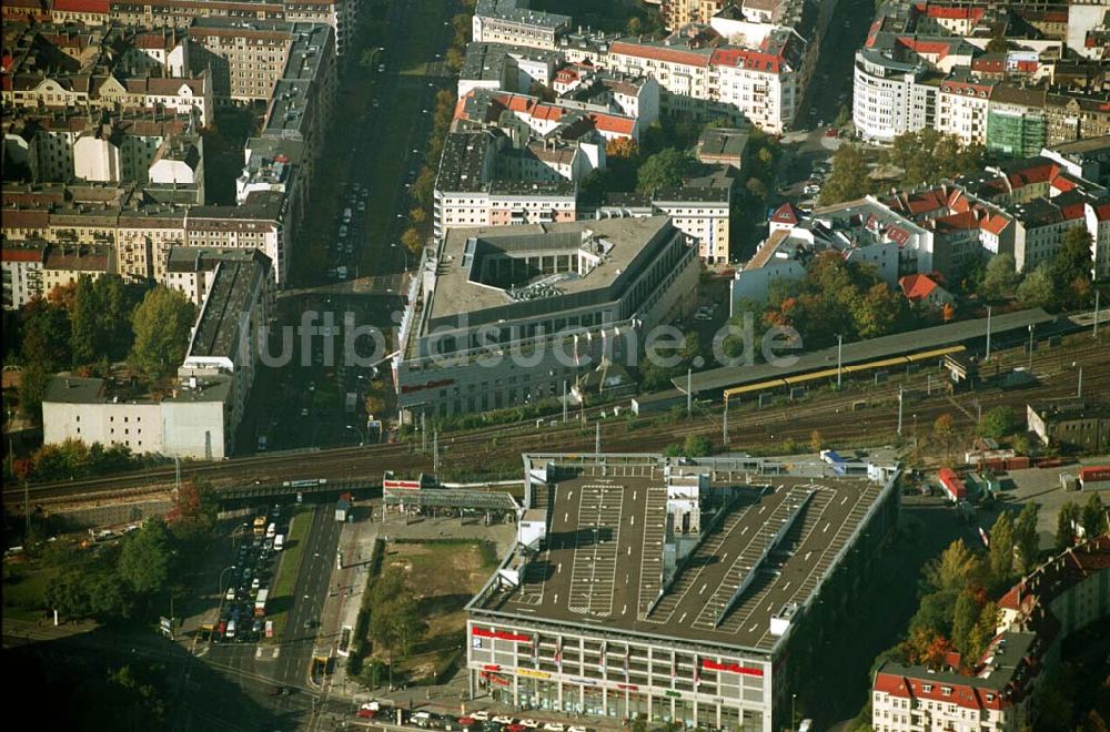 Berlin aus der Vogelperspektive: Ring Center Berlin/Friedrichshain