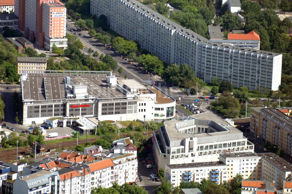 Berlin aus der Vogelperspektive: Ring-Center an der Frankfurter Alle