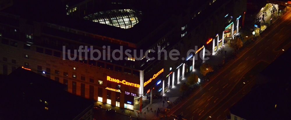 Luftbild Berlin - Ring Center an der Frankfurter Allee in Berlin