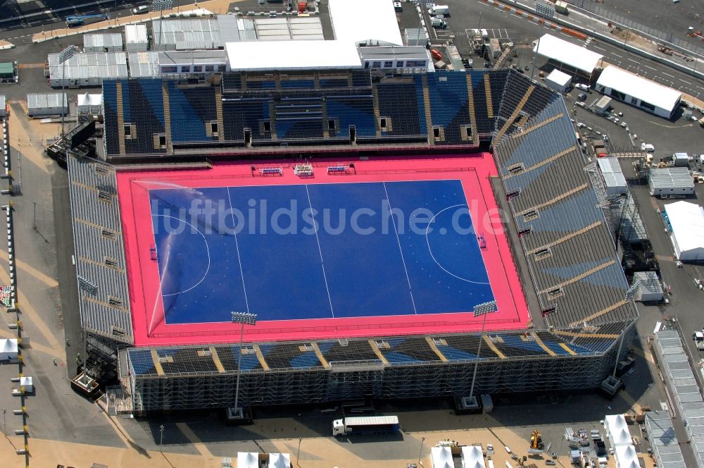 London aus der Vogelperspektive: Riverbank Arena im Olympiapark ein Austragungsort der Olympischen Spiele 2012