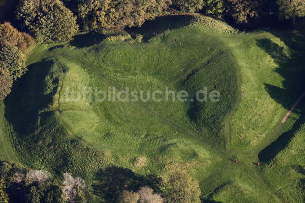 Cirencester aus der Vogelperspektive: Römisches Amphitheater Cirencester