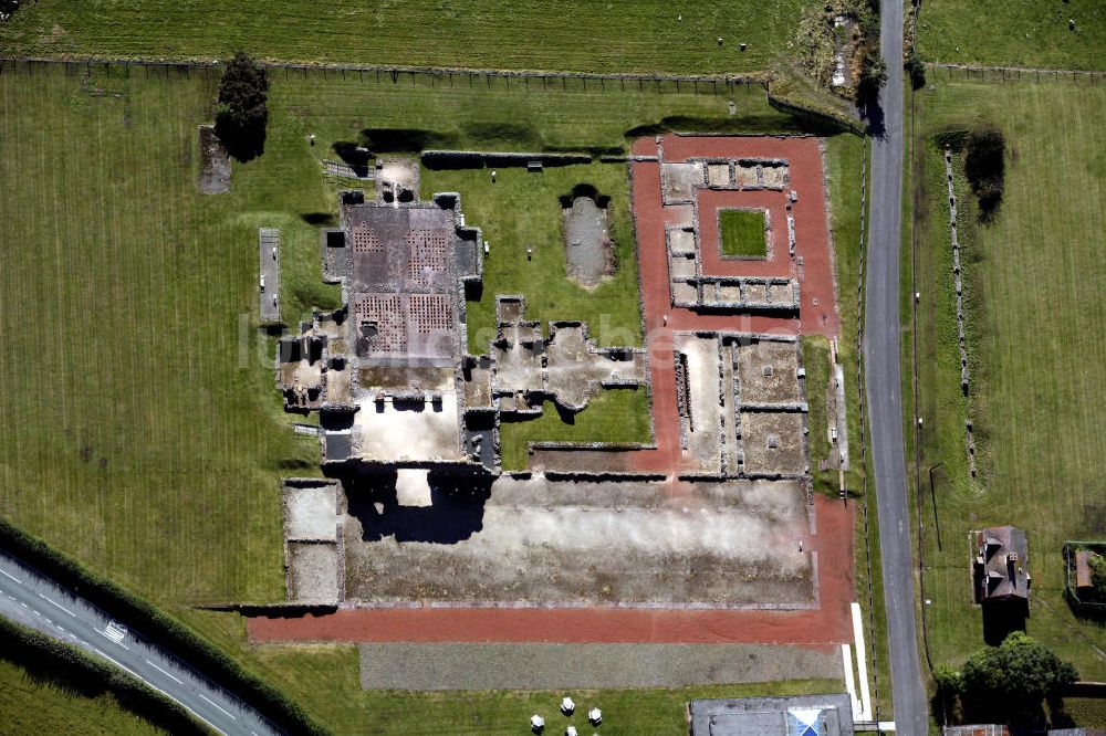 Wroxeter aus der Vogelperspektive: Römisches Bad bei Wroxeter