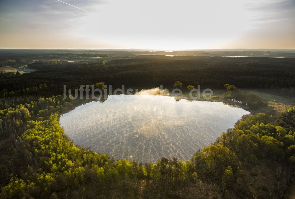 Luftbild Roggentin - Roter See bei Roggentin in Mecklenburg-Vorpommern