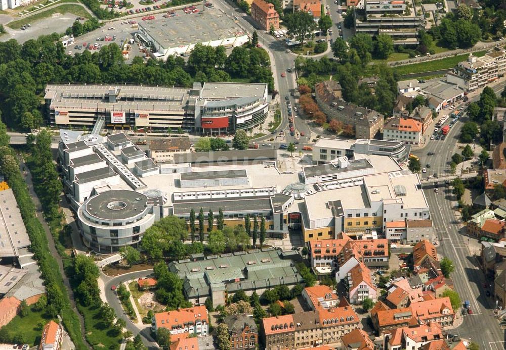 Luftbild Bayreuth / Bayern - Rothmain-Center im Stadtzentrum von Bayreuth.